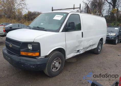 2012 Chevrolet Express 2500 Work Van from USA, damaged, VIN 1GCWGFBA1C1153306